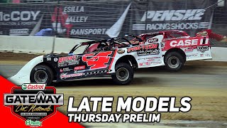 Thursday Late Model Prelim  2023 Castrol Gateway Dirt Nationals [upl. by Arocat]