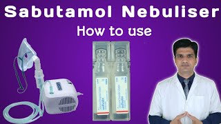 Salbutamol nebuliser  Salbutamol nebuliser solution bp  Asthalin nebulizer [upl. by Rebecka]