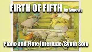 Firth Of Fifth  Piano and Flute Interlude Synth Solo Genesis Keyboard Cover [upl. by Fricke]