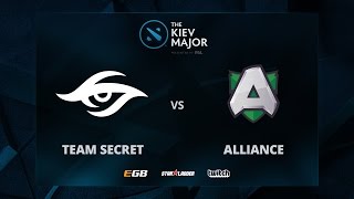 Alliance vs Secret Game 2 The Kiev Major EU Main Qualifiers Playoff [upl. by Bradly]