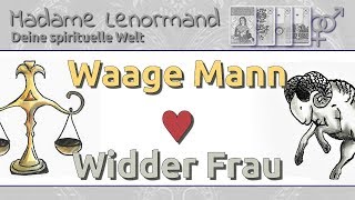 Waage Mann amp Widder Frau Liebe und Partnerschaft [upl. by Adnamra]