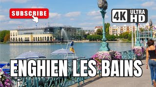 France EnghienlesBains 4K Walking Tour [upl. by Nylssej]