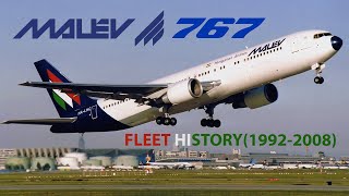 Malev Hungarian Airlines B767 Fleet History19922008 [upl. by Madelyn976]