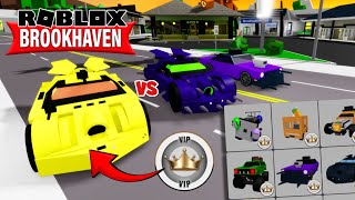 COMO TENER VEHÍCULOS VIP GRATIS en BROOKHAVEN ROBLOX 🔥 CARROS HALLOWEEN 2023 VS 2024 [upl. by Awjan]