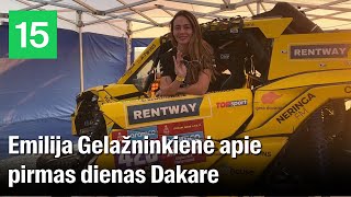 Emilija Gelažninkienė Dakare apie dėmesį startą ir spaudimą laimėti [upl. by Asilad277]