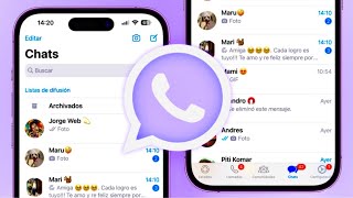 Nuevo WhatsApp Estilo IPhone en Android 2023 [upl. by Ayortal872]