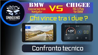 BMW Connected Ride Navigator vs CHIGEE AIO5 Play for BMW  quale è il migliore [upl. by Haig]