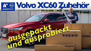 Volvo XC60 original Zubehör  ausgepackt und ausprobiert  test [upl. by Dnob]