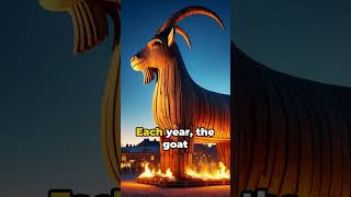 The Gävle Goat A Fiery Christmas Tradition [upl. by Grindle]