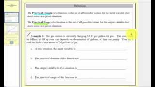 Practical Domain and Practical Range L95 [upl. by Ainahpets]