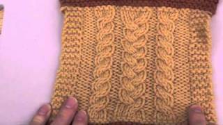 Knitting HowTo Wet Blocking Your Gauge Swatch [upl. by Epoillac]