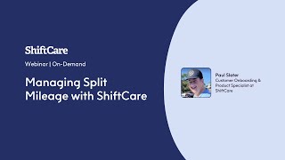 Managing Split Mileage with ShiftCare [upl. by Latty55]