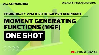 MOMENT GENERATING FUNCTIONS  MGF   ONE SHOT  PSE  ALL UNIVERSITIES  NayaK [upl. by Hasile708]