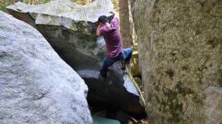 Squamish Bouldering Its About Time V5 [upl. by Acassej]