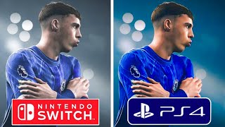 EA Sports FC 25 PS4 vs Nintendo Switch Graphics Comparison [upl. by Kenon746]