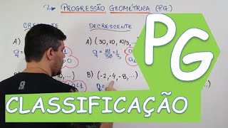 P G PROGRESSÃO GEOMÉTRICA CLASSIFICAÇÃO [upl. by Sedaiuqlem]