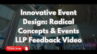 Innovative Event Design Radical Concepts amp Events LLP Feedback Video [upl. by Meekah320]