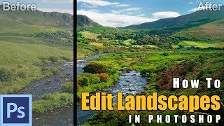 How To Create Awesome Landscapes in Photoshop  Example Shepherds Dream  Photoshop Tutorial [upl. by Lela]