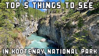 Top Stops in Kootenay National Park [upl. by Tennaj]