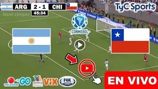 ARGENTINA VS CHILE EN VIVO ELIMINATORIAS COPA MUNDO DEPORTES GAMERS [upl. by Eelasor93]