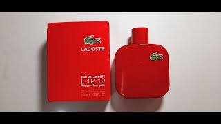 Lacoste Rouge Energetic Fragrance Review 2012 [upl. by Tarah650]