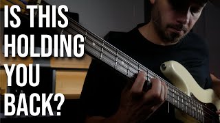 Improve Your Fretting Hand Technique Bass Lesson [upl. by Xad]