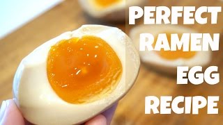 Perfect Ramen Soft Boiled Egg Recipe [upl. by Zampino]