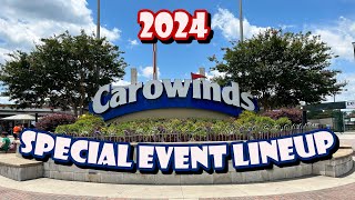 Carowinds Announces 2024 Event Lineup [upl. by Ayortal432]