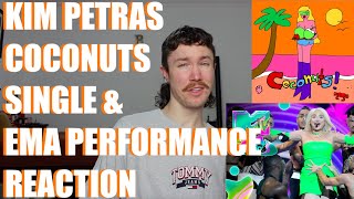 KIM PETRAS  COCONUTS SINGLE amp EMA PERFORMANCE REACTION [upl. by Yobybab]