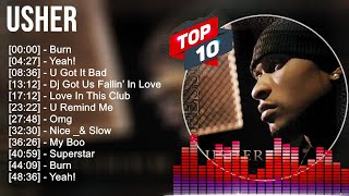 Usher Greatest Hits  Best Songs Music Hits Collection Top 10 Pop Artists of All Time [upl. by Asteria]