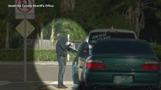 Urgent manhunt underway after deadly carjacking caught on video in Florida [upl. by Iniffit]