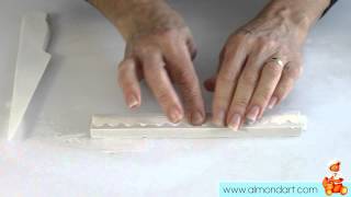 How To Use A Lace Border Mould  free beginners tutorial  how to [upl. by Lev]