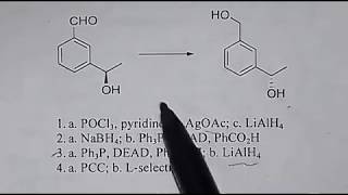 Csir net chemical science solved question june 2017 solution mitsunobu reaction and using of LiAlH4 [upl. by Fakieh]