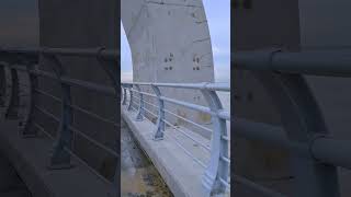 An Evening walk across the Tanzanite Bridge in Dar es salaam Tanzania martintx travel tanzania [upl. by Arised]