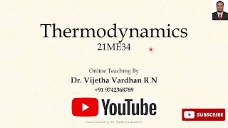 Module 01  Numerical on Temperature Scales  21ME34  Thermodynamics [upl. by Bittner86]