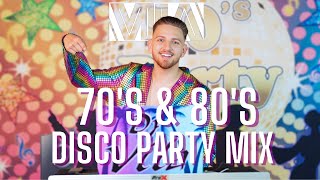 Disco Mix  70’s amp 80’s Party  Mezcla de Disco de Los 70s y 80s  Retro Party Mix [upl. by Neerihs]