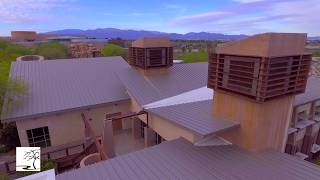 Sustainable Architecture Tour Cooling Tower and Butterfly Roof [upl. by Ben]