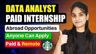 7 Data Analyst Paid Internship for Freshers  Remote amp Paid Internships  Top VarSity [upl. by Gnagflow]