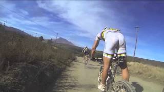 Awesome Nino Schurter tail whip at Absa Cape Epic 2013 [upl. by Aerdnad]