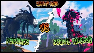 🍄  Who is King 2  Boreal Warden vs Korathos │ Creature of Sonaria [upl. by Ysac461]