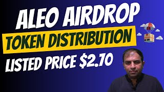 Aleo Airdrop  Token Distribution  Listed Price 270 [upl. by Brittany383]