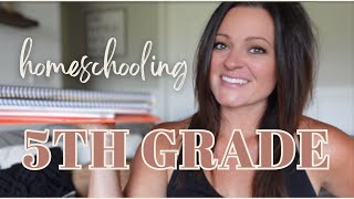 5TH GRADE HOMESCHOOL CURRICULUM CHOICES [upl. by Adaner]