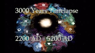 StellarisApocalypse 3000 Years Timelapse 4k 60Fps [upl. by Lledal]