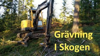 Volvo EC35 grävning [upl. by Nelyk]