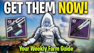 FARM IT THIS WEEK ONLY Your Weekly Farming Guide In Destiny 2  GM ExcisionDSC amp MORE [upl. by Eenat]