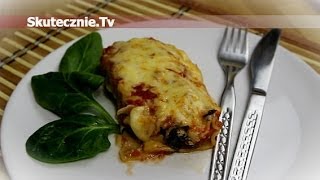 Cannelloni z indykiem szpinakiem i suszonymi pomidorami  SkutecznieTv HD [upl. by Corvin704]