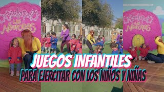 Juegos infantiles para ejercitar con los niños y niñas [upl. by Brooke]