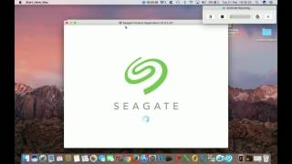 Registering amp installing free NTFS driver for Mac when using Seagate storage Media [upl. by Nylessej]