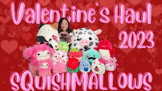 Unboxing Huge Valentines Day Squishmallows Haul 2023  Squishmallows for your Sweetheart [upl. by Otilesoj]