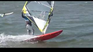 Windsurfing jibe WEB NOVE レイルダックジャイブ講座 [upl. by Rochelle]